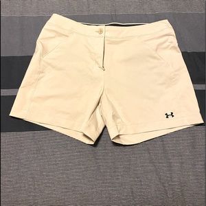 Under Armour khaki shorts. Size 10.